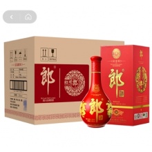 红花郎10 整箱装郎酒 红花郎十(10)酱香型白酒 53度 500ml*6瓶 整 箱装
