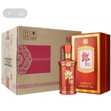 典藏 珍品郎 郎酒 酱香型白酒 53度 珍品郎 典藏版 整箱装 500ml*6瓶